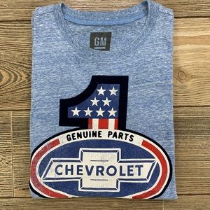 GM General Motors Chevrolet #1 Genuine Parts Tee